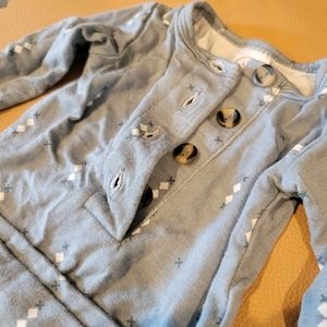 Lou Lou & Company cute blue baby boy matching set